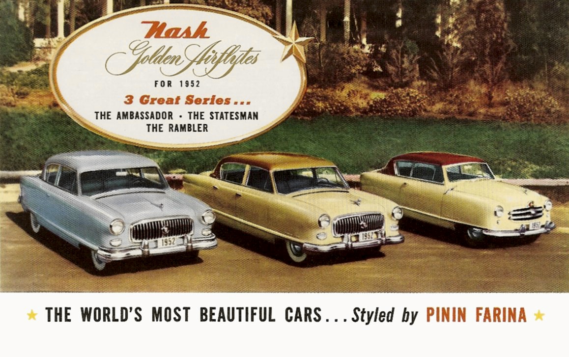 1952 Nash Postcard Front